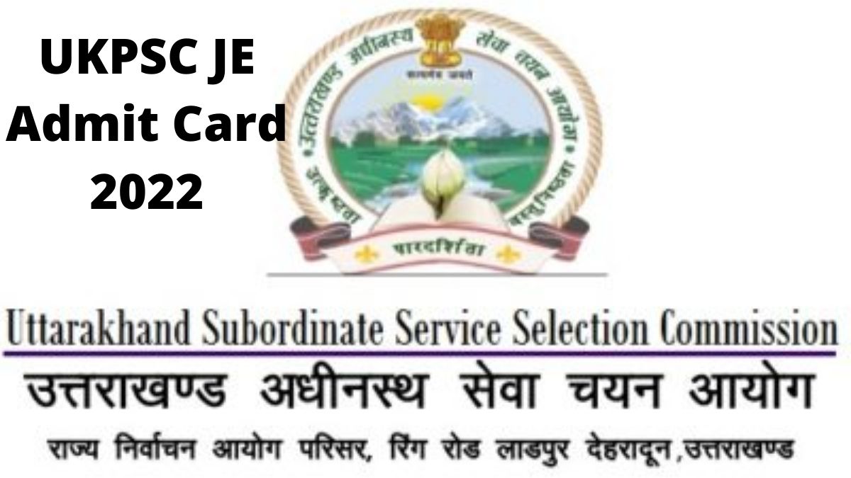 UKPSC JE Mains Admit Card 2021-22 (OUT) on ukpsc.gov.in, Here's Direct Download Link